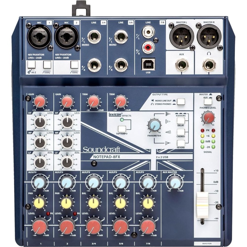 Микшер SOUNDCRAFT Notepad-8FX (5085984EU)