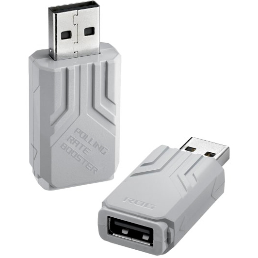 Адаптер ASUS ROG Polling Rate Booster White (90MP03T0-BRUA10) Основні характеристики підключення: USB 2.0 (TypeA)