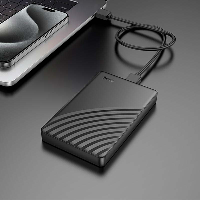 Внешний вид Внешний карман HOCO HB46 Black (6942007628266)