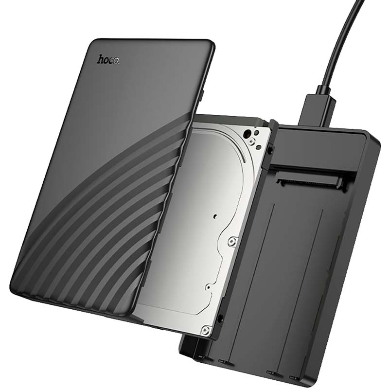 Внешний карман HOCO HB46 Black (6942007628266) Материал пластик