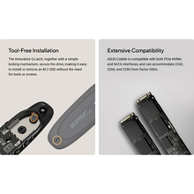 Внешний карман ASUS Cobble ESD-A1A для SSD Grey (90DD02R6-M09000)