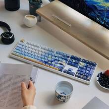 Набір кейкапів VARMILO Van Gogh Cherry Profile Keycap Set 130 шт (130K-110FA-R-V)