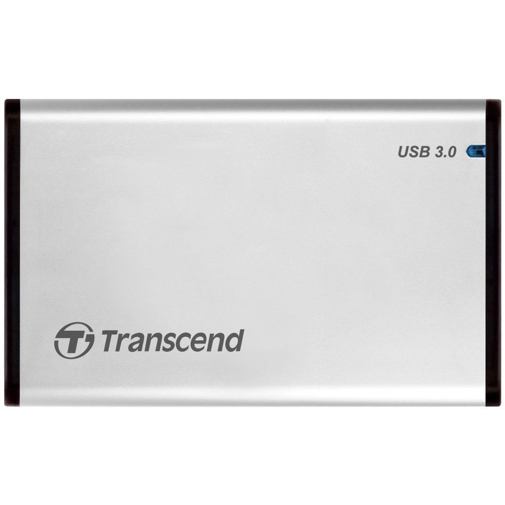 

Корпус для жесткого диска TRANSCEND USB 3.0 Aluminum, Case StoreJet TS0GSJ25S3 2.5" HDD/SSD