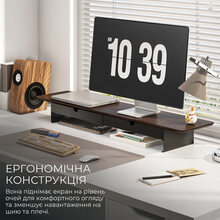Підставка для монітора OFFICEPRO Dark Wood/Black (MR164DW)