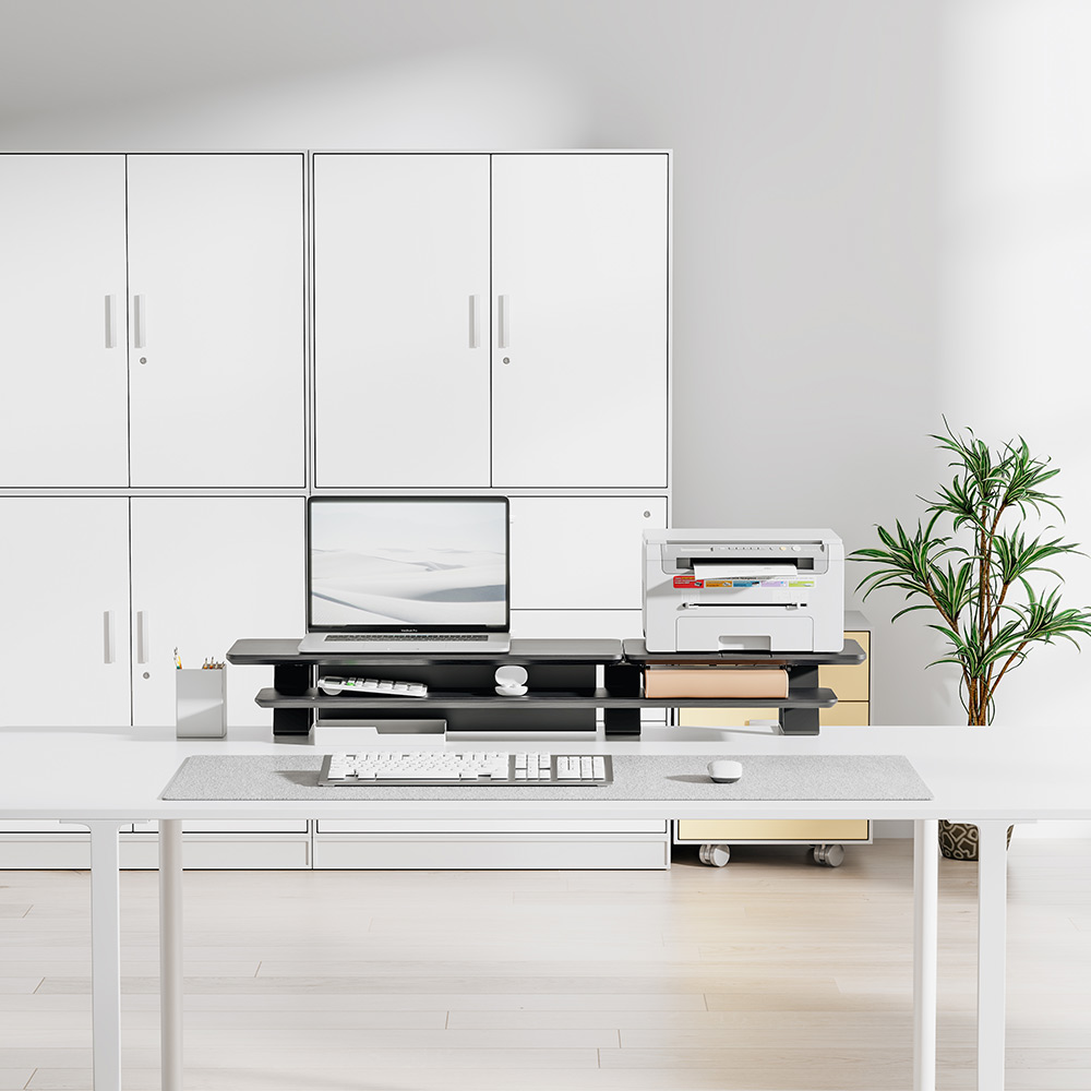 Фото 15 Підставка для монітора OFFICEPRO Wood Black (MR260B)