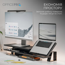 Підставка для монітора OFFICEPRO Wood Black (MR260B)