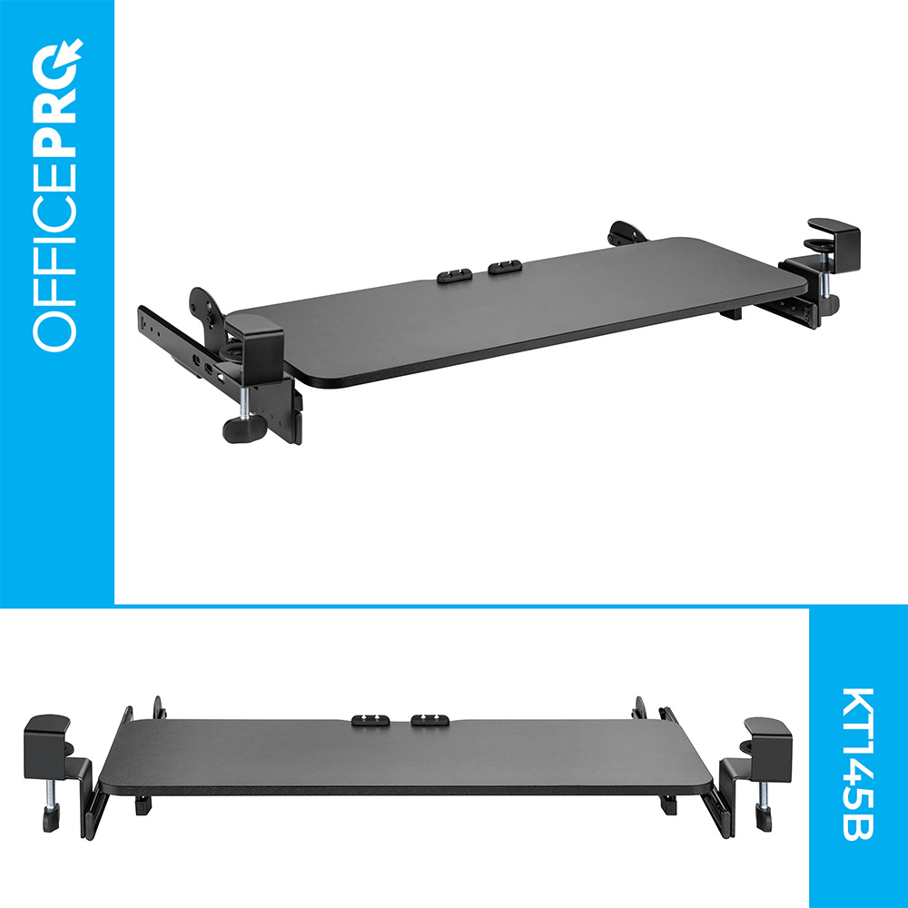 Полиця для клавіатури OFFICEPRO KT145B Black Тип аксесуари для клавіатур