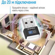 Bluetooth-адаптер COLORWAY CW-AD-BT53