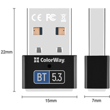 Bluetooth-адаптер COLORWAY CW-AD-BT53