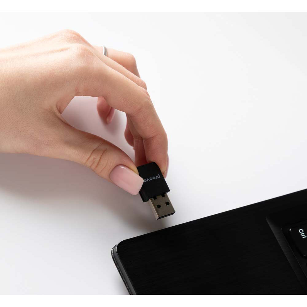 Bluetooth-адаптер PROOVE Multilink Bluetooth+Wi-Fi Black (HBPG00001001) Матеріал пластик