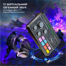 Мікшерний пульт FIFINE Black (SC8)