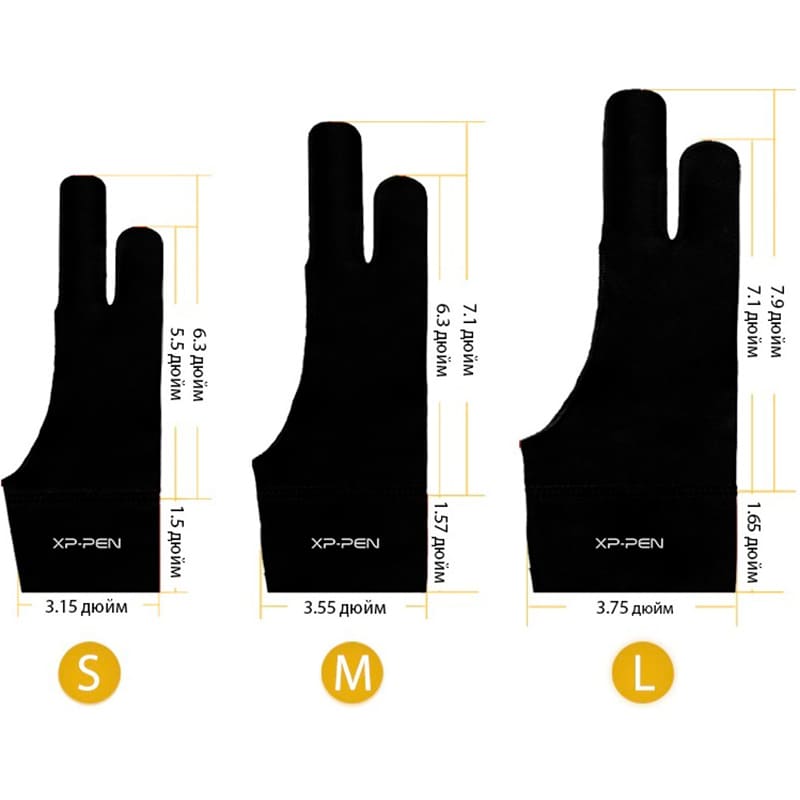 Перчатка XP-PEN L (AC08_L) Тип аксессуары для графических планшетов