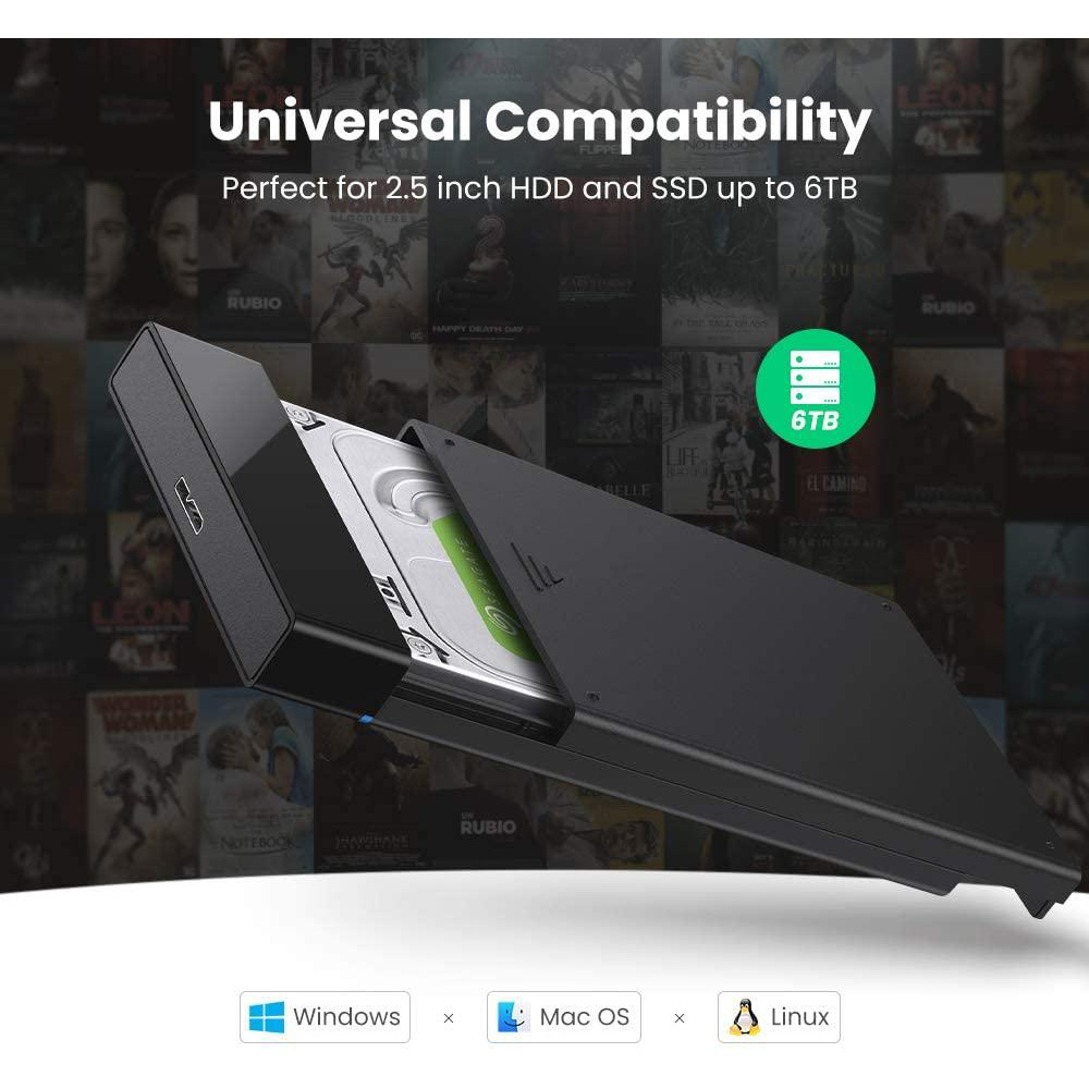 Внешний карман UGREEN 30848 Тип внешние карманы для HDD / SSD