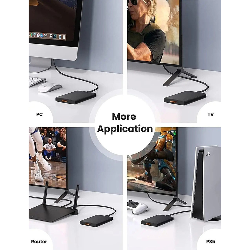 Внешний карман UGREEN CM237 Black (60353) Тип внешние карманы для HDD / SSD