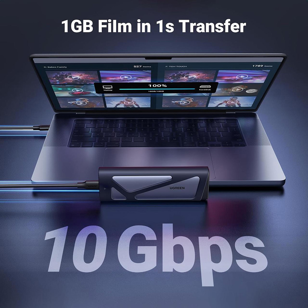 Зовнішня кишеня UGREEN CM767 Gray (15813) Тип зовнішні кишені для HDD/SSD