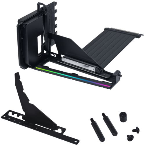 Брекет для вертикального встановлення відеокарти LIAN LI Vertical GPU Bracket Kit Black (G89.VG4-5-V4X.00) Матеріал метал