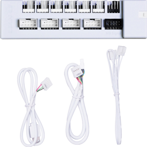 Корпус-хаб LIAN LI USB-хаб Edge USB and Fan Hub White (G8P.EG-HUB01W.00) Материал пластик