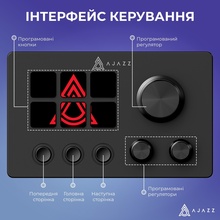 Контролер для стриминга AJAZZ AKP03E USB Black