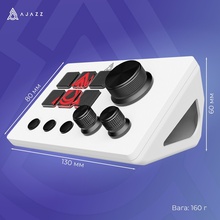 Контролер для стриминга AJAZZ AKP03E USB White