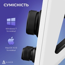 Контролер для стриминга AJAZZ AKP03E USB White