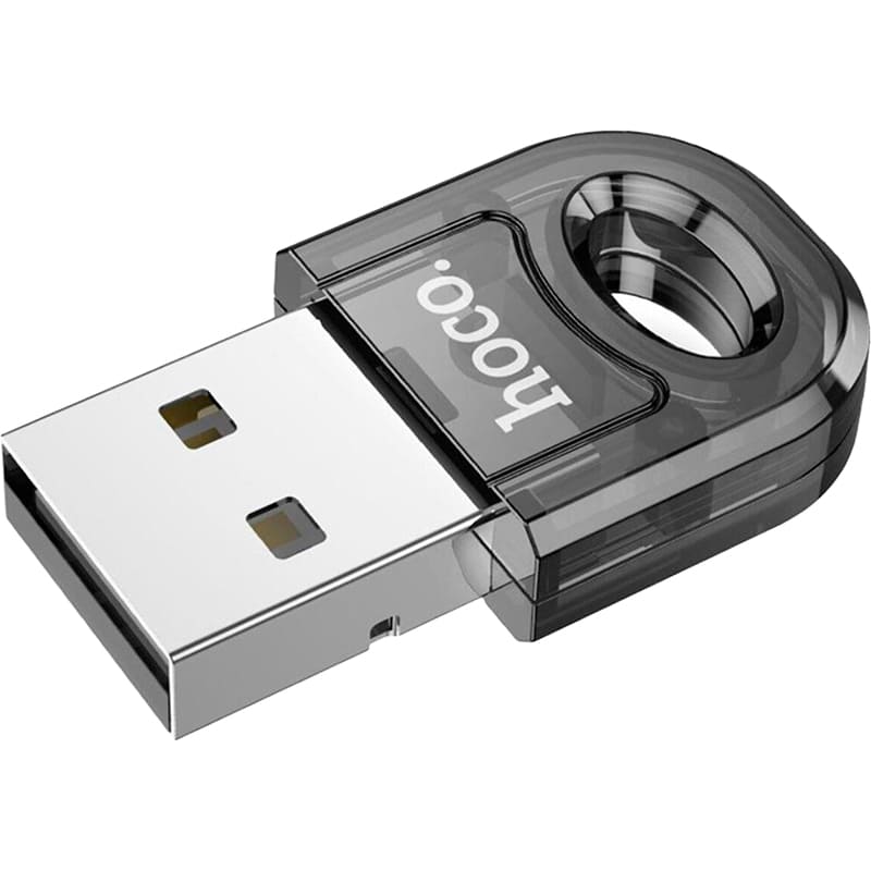 Bluetooth-адаптер HOCO UA28 BT Black (6942007618335) Цвет черный