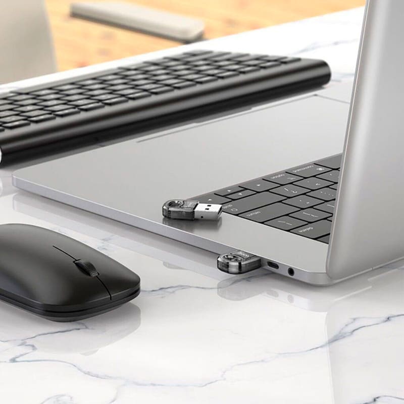 Внешний вид Bluetooth-адаптер HOCO UA28 BT Black (6942007618335)