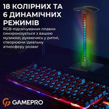 Підставка для навушників GAMEPRO HSS430B RGB Black