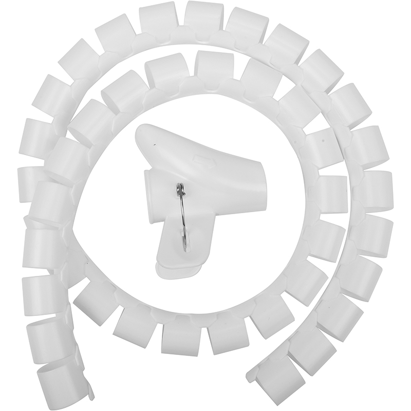 Кабельный органайзер HISMART 1 м White (HS083250)