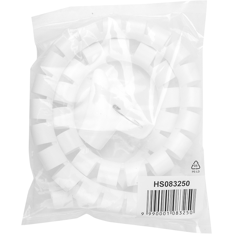 Кабельный органайзер HISMART 1 м White (HS083250) Основные характеристики Диаметр: 30 мм; Длина: 1 м