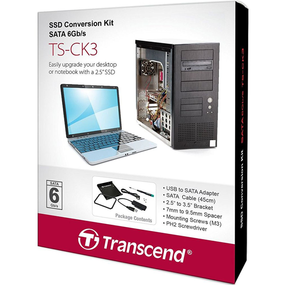 Фото 2 Комплект для установки SSD TRANSCEND TS-CK3