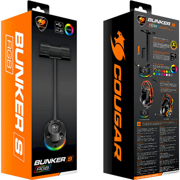 Фото 2 Подставка для гарнитуры COUGAR Bunker S RGB