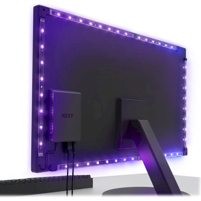 Фото 4 Подсветка для монитора NZXT HUE 2 Ambient RGB Lighting Kit (AC-HUEHU-A2)