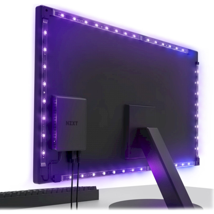 Фото 4 Подсветка для монитора NZXT HUE 2 Ambient RGB Lighting Kit (AC-HUEHU-B2)