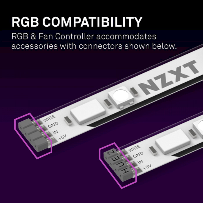 Фото Контроллер NZXT RGB and Fan Controller (AC-2RGBC-B1)