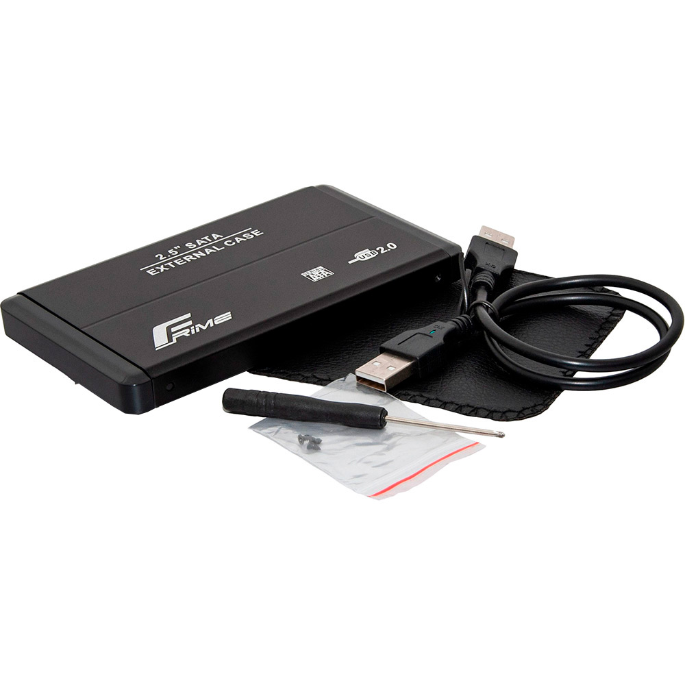 

Внешний карман FRIME SATA для HDD/SSD 2.5" Black (FHE20.25U20), SATA HDD/SSD 2.5", USB 2.0, Black (FHE20.25U20)