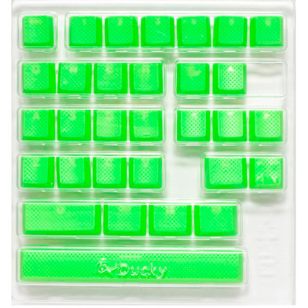 

Набор кейкапов DUCKY Rubber Green (DKSA31-USRDGNNO1), Набор кейкапов Rubber, Green (DKSA31-USRDGNNO1)