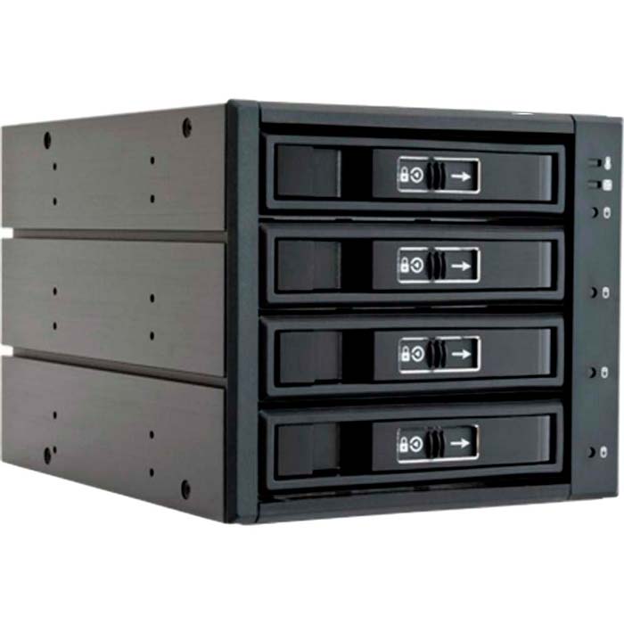 

Бэкплейн Chieftec 4 x 2.5"/3.5" SATA/SAS CBP-3141SAS, CBP-3141SAS 3x5.25" - 4x3.5" HDDs Hot-Swap Alum