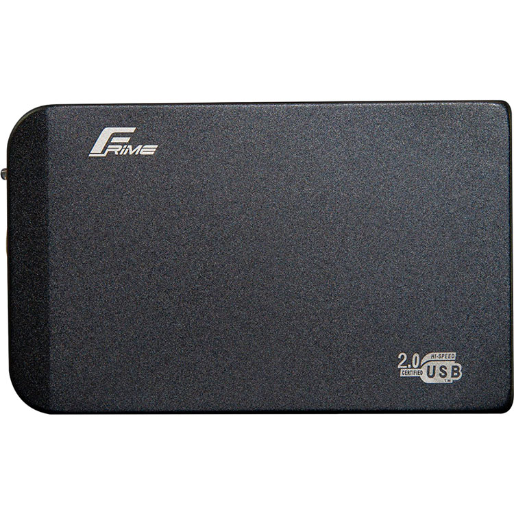 Внешний карман FRIME 2.5 SATA HDD/SSD Metal USB 2.0 Black (FHE60.25U20)