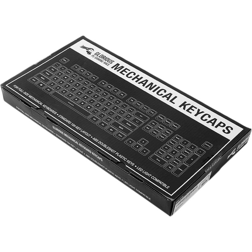 Набір кейкапів Glorious ABS DS104 Key US layout Black (G-104-Black)