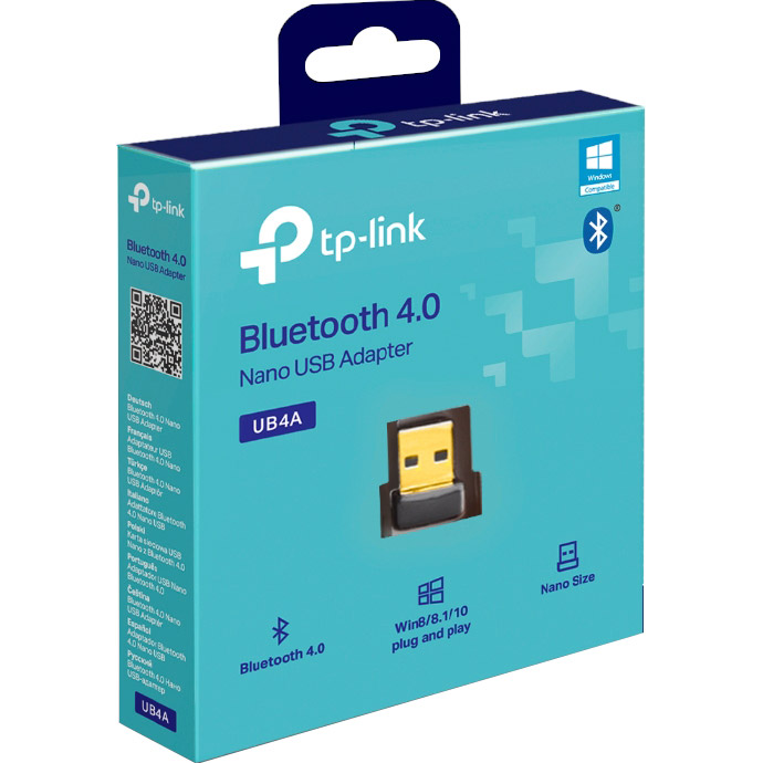 Зовнішній вигляд Bluetooth-адаптер TP-LINK Bluetooth 4.0 nano (UB4A)