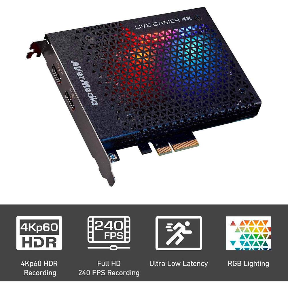 Фото 3 Карта захвата видео AVERMEDIA Live Gamer 4K GC573 Black (61GC5730A0AS)