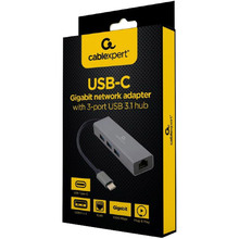 Док-станція CABLEXPERT A-CMU3-LAN-01 Black