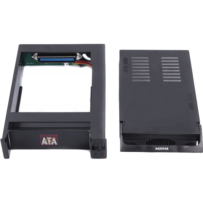 Внутрішня кишеня AGESTAR SATA SR3P-S-1F Black Основні характеристики для 3.5-дюймового жорсткого диска SATA, швидкість передачі даних до 1.5 ГБ/с (SATA I) або 3.0 ГБ/с (SATA II) або 6 ГБ/с (SATA III), вбудований 1 вентилятор