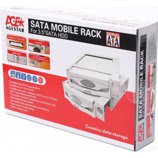 Фото 4 Внутренний карман AGESTAR SATA SR3P-SW-2F Black