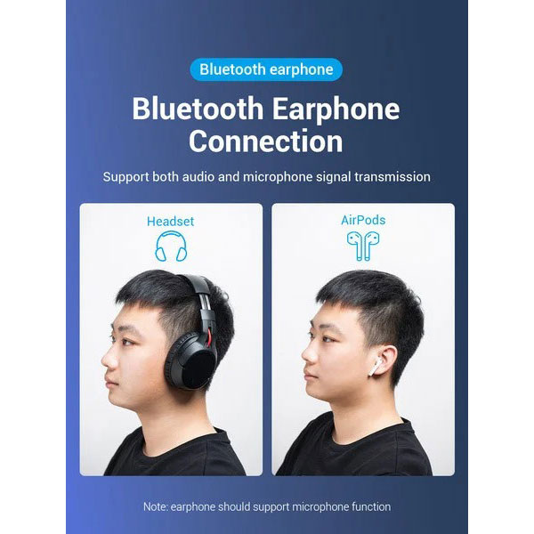 Фото Bluetooth-адаптер VENTION 5.0 Black (CDSB0)