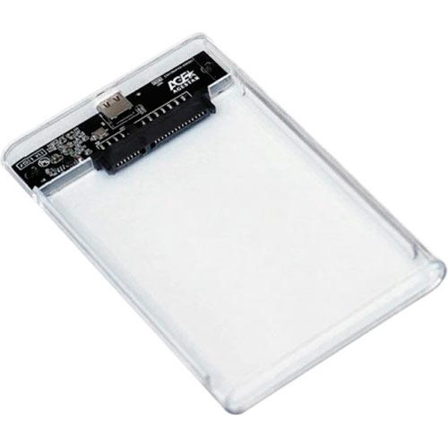 Внешний карман AGESTAR 2.5" 3UB2P4C Transparent Тип внешние карманы для HDD / SSD