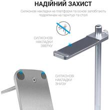 Підставка для навушників OfficePro Aluminium alloys Silver (LS350S)