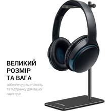 Підставка для навушників OfficePro Aluminium alloys Black (LS350B)