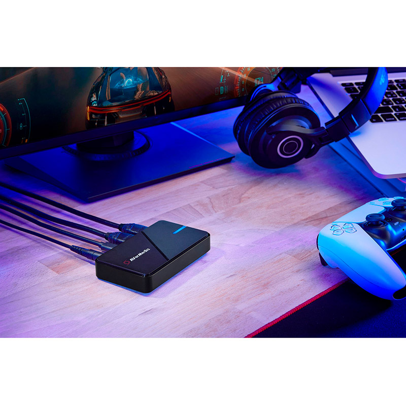 Пристрій відеозахоплення AVERMEDIA GC551G2 Extreme 3 (61GC551G20BK) Основні характеристики інтерфейс - HDMI, USB-C 3.2 Gen. 1, відеовхід - HDMI, аудіовходи - HDMI, mini-jack 3.5мм, макс. роздільна здатність (вхід) - 2160p, макс. роздільна здатність (запис) - 2160p30, відеоформат - MPEG 4 (H.264/H.265/AAC)