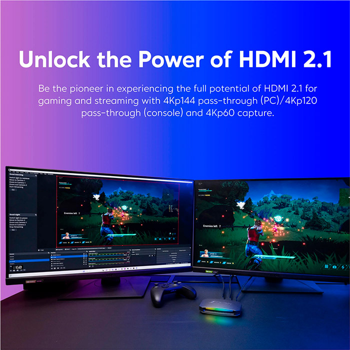 Устройство видеозахвата AVERMEDIA GC553G2 ULTRA 2.1 RGB (61GC553G20BV) Материал пластик